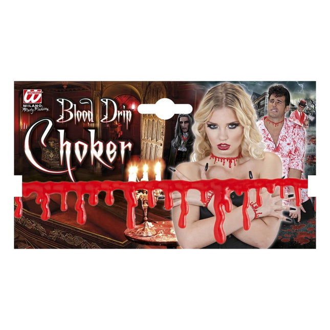 Halloween Ketting Bloeddruppels van Widmann koop je bij Partywinkel