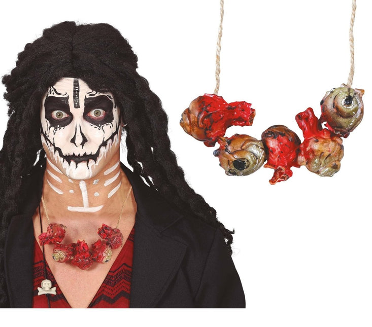 Halloween Ketting Bloederige Ogen van Fiestas Guirca koop je bij Partywinkel