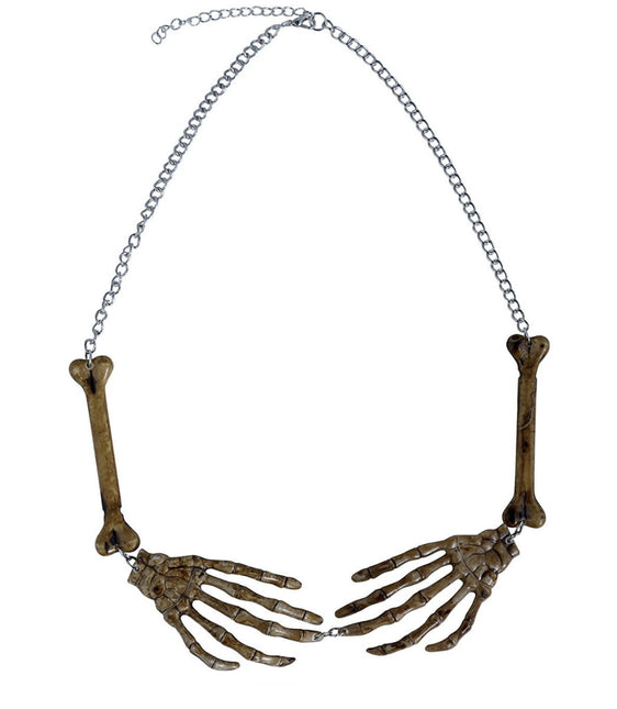 Halloween Ketting Skelet Armen van Fiestas Guirca koop je bij Partywinkel