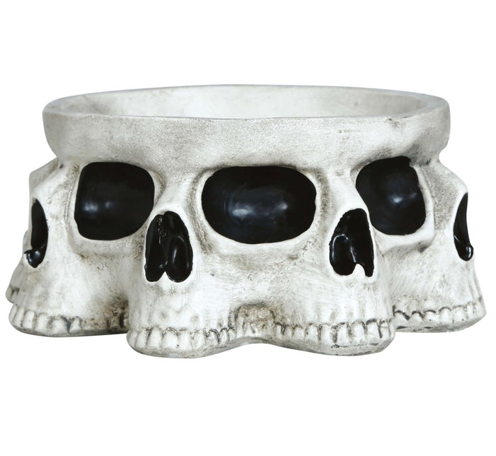 Halloween Kom Schedels 16cm - Partywinkel - 8434077249659