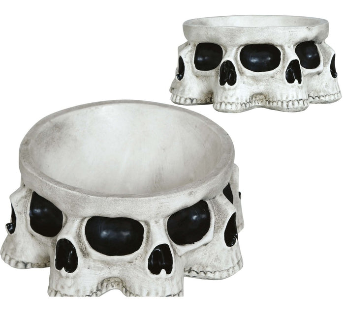 Halloween Kom Schedels 16cm - Partywinkel - 8434077249659