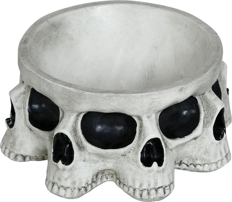 Halloween Kom Schedels 16cm - Partywinkel - 8434077249659