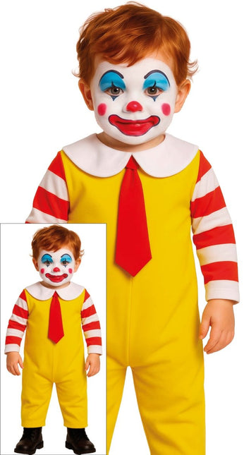 Halloween Kostuum Baby Mac Donalds Clown van Fiestas Guirca koop je bij Partywinkel