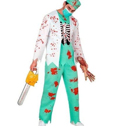 Halloween Kostuum Heren Zombie Dokter Bloed van Widmann koop je bij Partywinkel