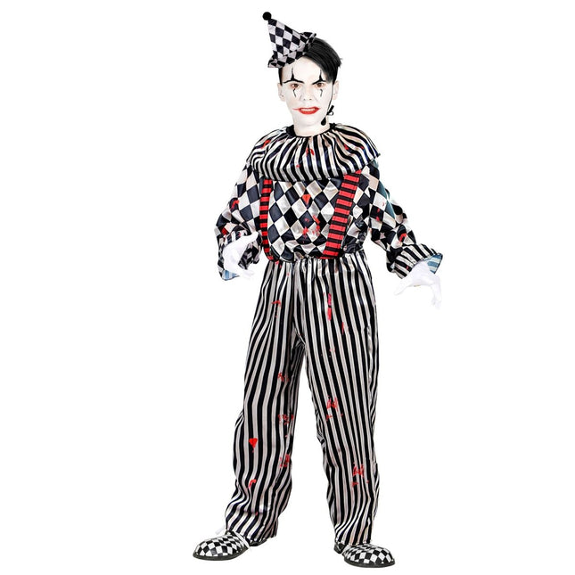 Halloween Kostuum Kind Clown 4 delig van Widmann koop je bij Partywinkel