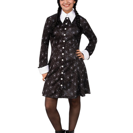 Halloween Kostuum Wednesday Addams Dames van Rubies koop je bij Partywinkel