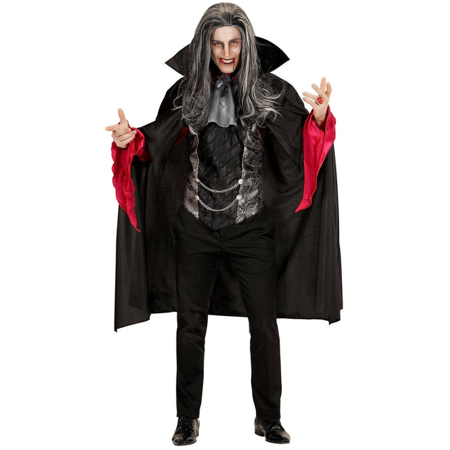 Halloween Kostuum Zwart Heren Vampier van Widmann koop je bij Partywinkel