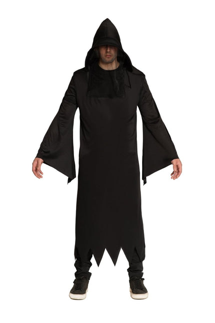 Halloween Kostuum Zwart Magere Hein van Partychimp koop je bij Partywinkel