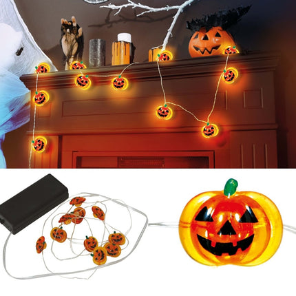Halloween Lichtsnoer Pompoenen 1,2m - Partywinkel - 8434077249987