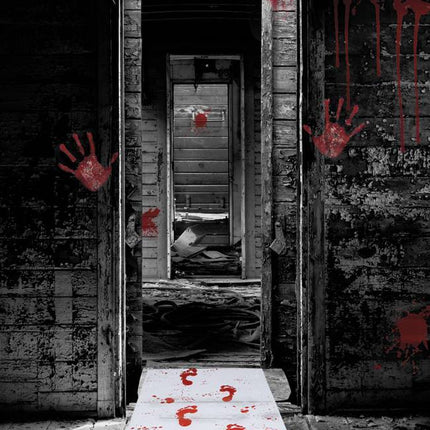 Halloween Loper Wit Bloed 60cm 4,5m van Boland koop je bij Partywinkel