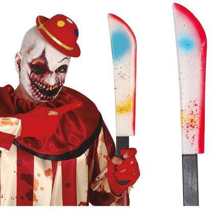 Halloween Machete Meerkleurig 54cm van Fiestas Guirca koop je bij Partywinkel