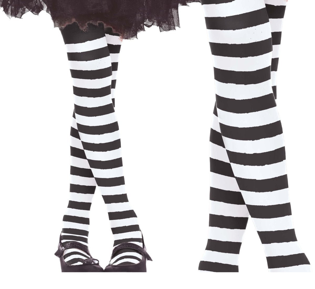Collant rayé noir et blanc (la paire) - Jeux - Jouets Collant rayé noir et blanc (la paire) - Jeux - Jouets