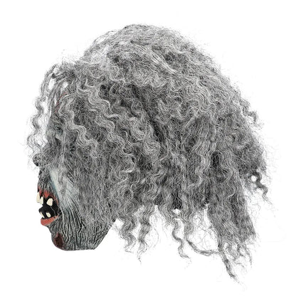 Halloween Masker Grijs Zombie van Boland koop je bij Partywinkel