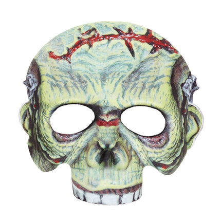 Halloween Masker Groen Monster van Widmann koop je bij Partywinkel