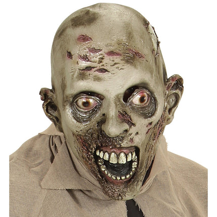 Halloween Masker Groen Zombie van Widmann koop je bij Partywinkel