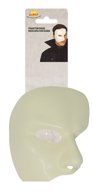 Halloween Masker Half Wit van Fiestas Guirca koop je bij Partywinkel