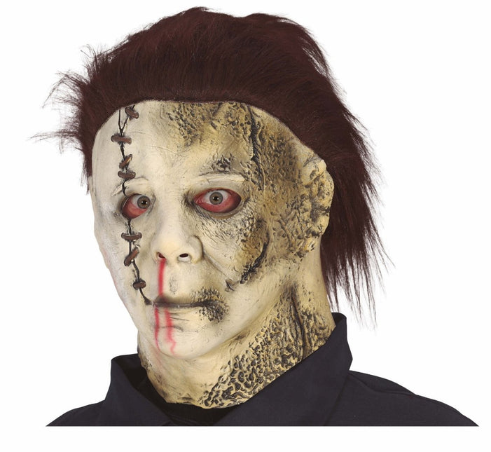 Halloween Masker Horror Met Haar van Fiestas Guirca koop je bij Partywinkel