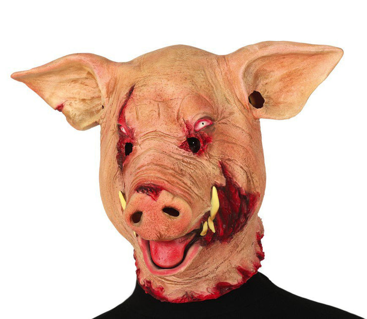 Halloween Masker Horrorvarken van Fiestas Guirca koop je bij Partywinkel