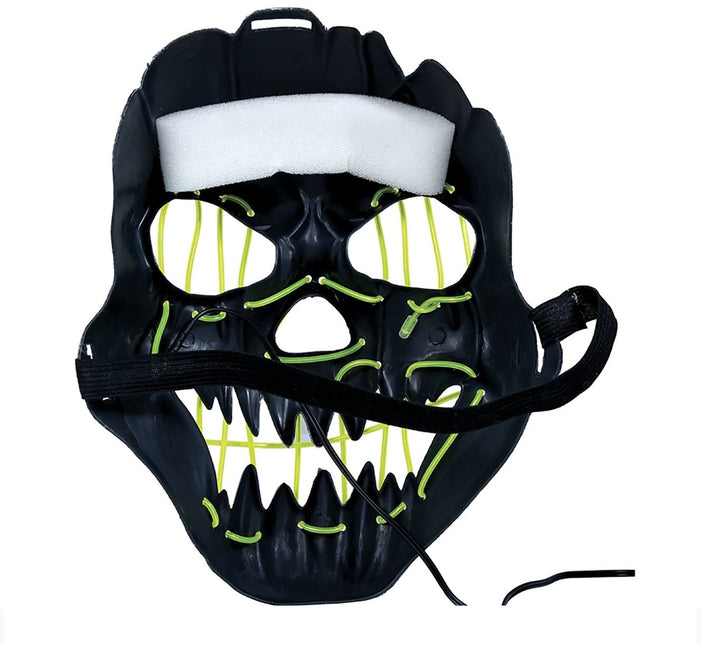 Halloween Masker Lachend Met Licht van Fiestas Guirca koop je bij Partywinkel