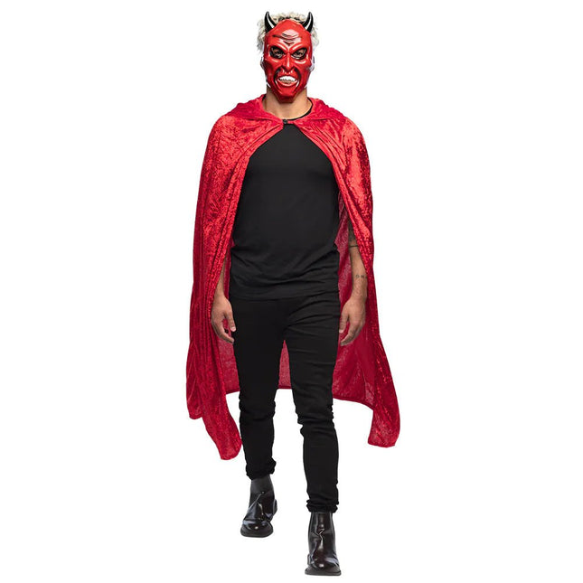 Halloween Masker Rood Duivel van Boland koop je bij Partywinkel