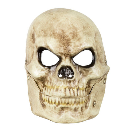Halloween Masker Schedel Beweegbare Kaak van Boland koop je bij Partywinkel