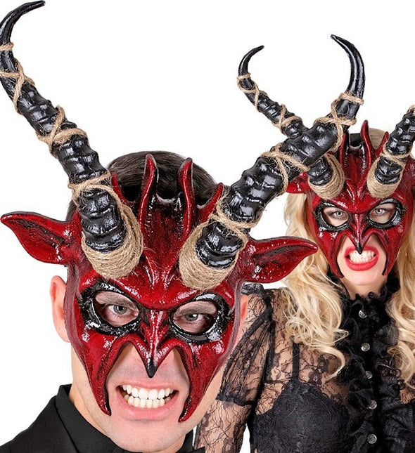 Halloween Masker Sjamaan Duivel van Widmann koop je bij Partywinkel