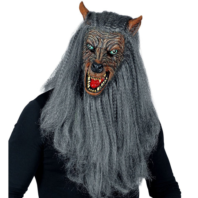 Halloween Masker Weerwolf Met Vacht van Widmann koop je bij Partywinkel
