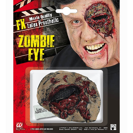 Halloween Masker Zombie Oog van Widmann koop je bij Partywinkel