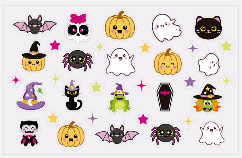 Halloween Nagelstickers Kind Monsters van Fiestas Guirca koop je bij Partywinkel