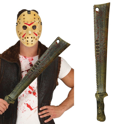 Halloween Nep Mes Bloedig 68cm van Fiestas Guirca koop je bij Partywinkel