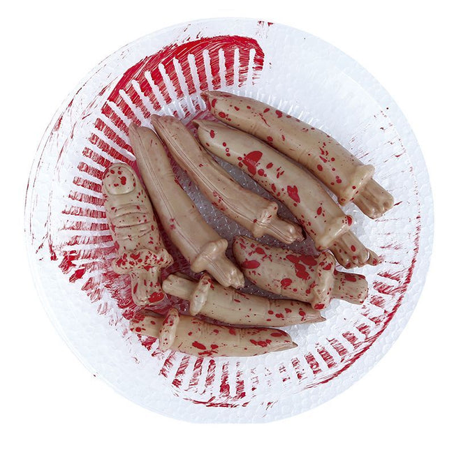 Halloween Nep Vingers Set 8 delig van Fiestas Guirca koop je bij Partywinkel