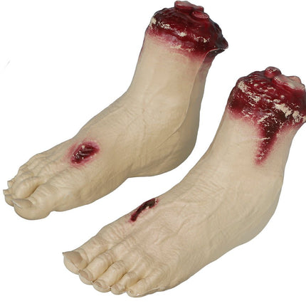 Halloween Nep Voet Afgehakt 25cm van Fiestas Guirca koop je bij Partywinkel