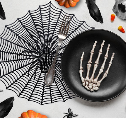 Halloween Placemats Spinnenweb 38cm van Fiestas Guirca koop je bij Partywinkel
