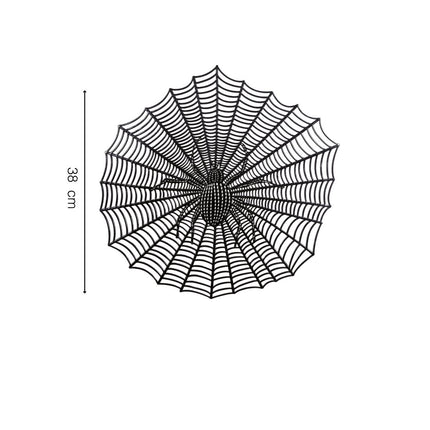 Halloween Placemats Spinnenweb 38cm van Fiestas Guirca koop je bij Partywinkel
