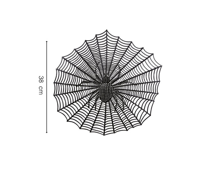 Halloween Placemats Spinnenweb 38cm van Fiestas Guirca koop je bij Partywinkel