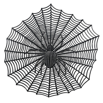 Halloween Placemats Spinnenweb 38cm van Fiestas Guirca koop je bij Partywinkel