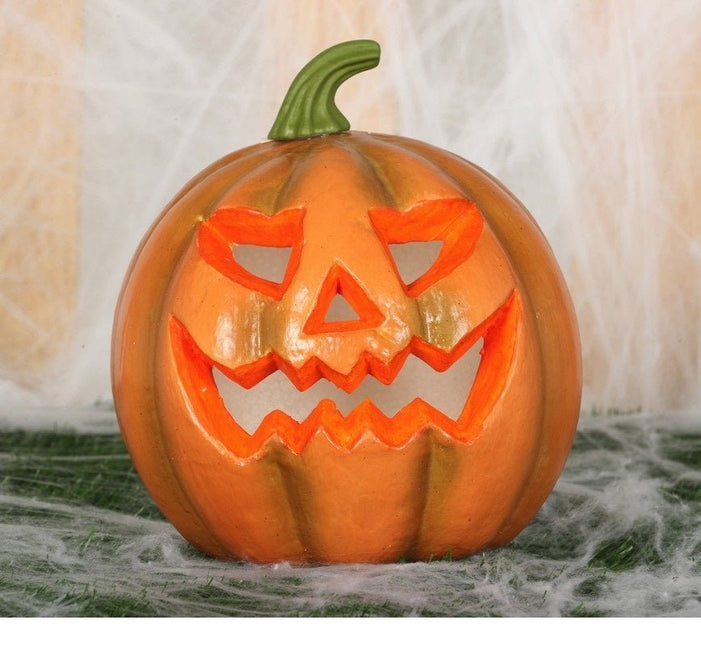 Halloween Pompoen Licht 24cm van Fiestas Guirca koop je bij Partywinkel