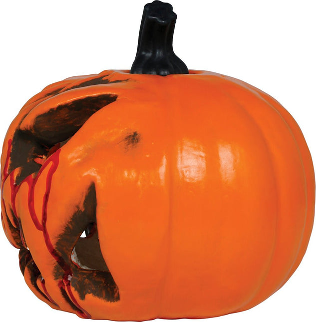 Halloween Pompoen Oranje Horror 20cm van Fiestas Guirca koop je bij Partywinkel