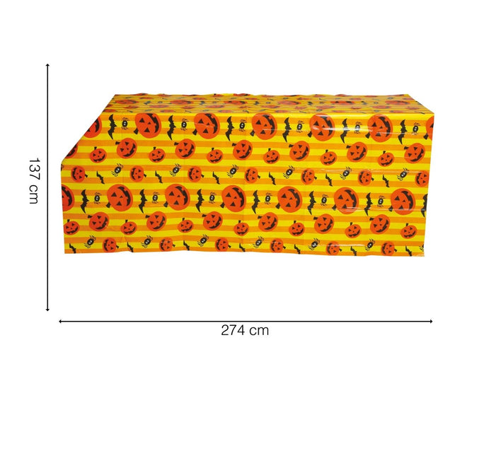 Halloween Pompoen Tafelkleed 2,74m van Fiestas Guirca koop je bij Partywinkel