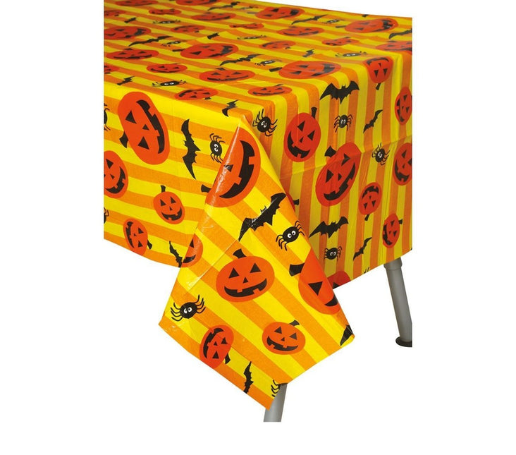 Halloween Pompoen Tafelkleed 2,74m van Fiestas Guirca koop je bij Partywinkel