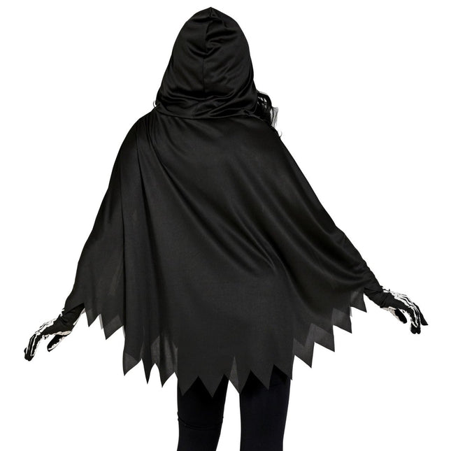 Halloween Poncho Skelet van Widmann koop je bij Partywinkel