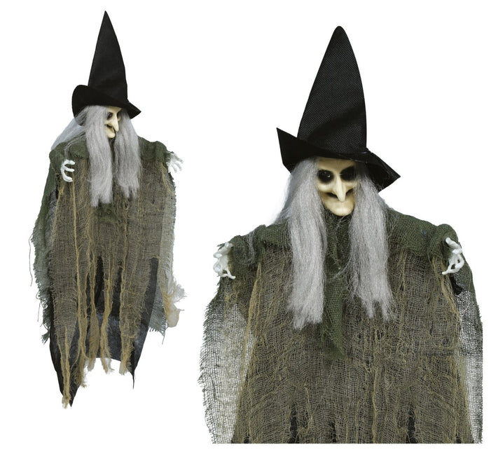 Halloween Pop Hangende Heks 40cm van Fiestas Guirca koop je bij Partywinkel