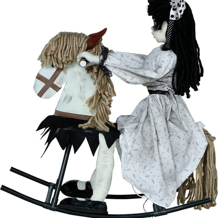 Halloween Pop Op Hobbelpaard Met Licht, Geluid En Beweging 70cm van Fiestas Guirca koop je bij Partywinkel