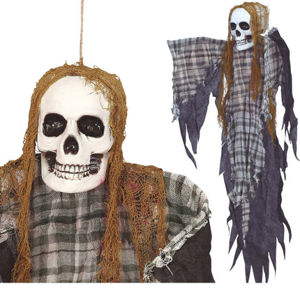 Halloween Pop Skelet Geruit 1,2m van Fiestas Guirca koop je bij Partywinkel