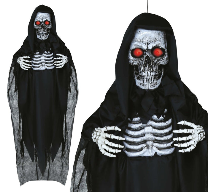 Halloween Pop Skelet Met Licht En Geluid 1,8m van Fiestas Guirca koop je bij Partywinkel
