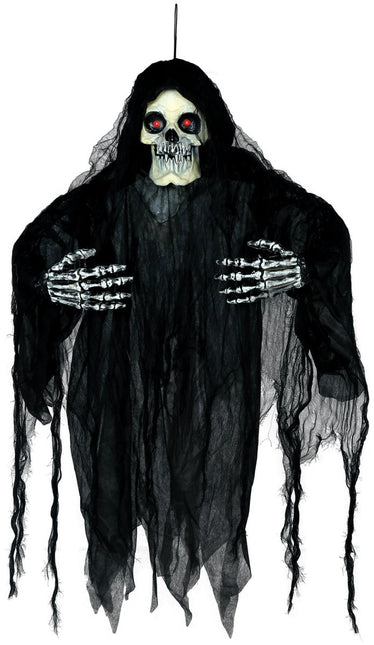 Halloween Pop Skelet Met Licht, Geluid En Beweging 1,20m van Fiestas Guirca koop je bij Partywinkel