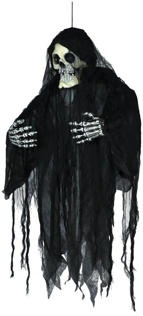 Halloween Pop Skelet Met Licht, Geluid En Beweging 1,20m van Fiestas Guirca koop je bij Partywinkel