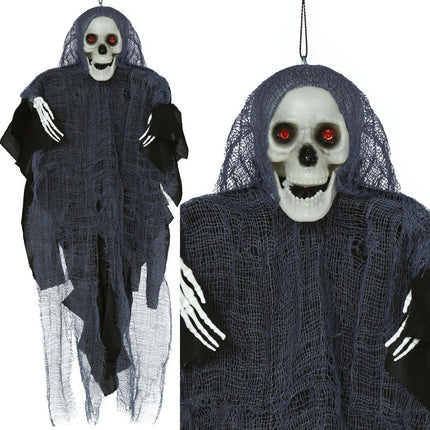 Halloween Pop Skelet Met Tuniek 40cm van Fiestas Guirca koop je bij Partywinkel