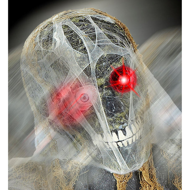 Halloween Pop Zombie Met Beweging 1,2m van Widmann koop je bij Partywinkel