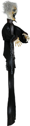 Halloween Pop Zombie Met Licht, Geluid En Beweging 1,7m van Fiestas Guirca koop je bij Partywinkel